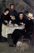 Pierre Auguste Renoir At the Inn of Mother Anthony oil painting